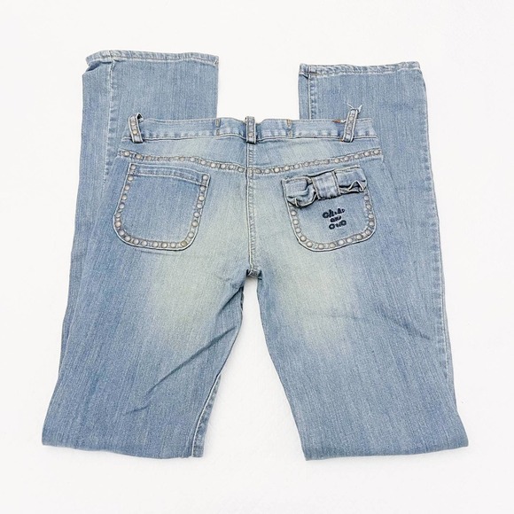 Cheap and Chic Denim Jeans Brad Accents Detailing SZ6 - Picture 3 of 7